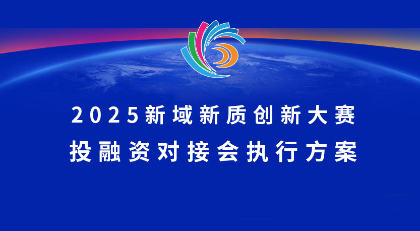 2025新域新质创新大赛投融资对接会执行方案
